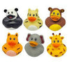 2" Zoo Animal Rubber Duck