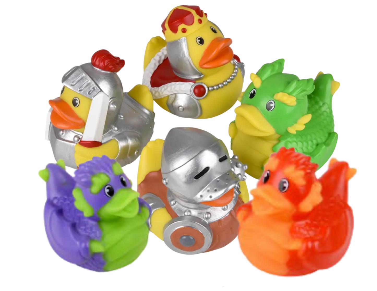 2" Medieval/Dragon Rubber Ducks