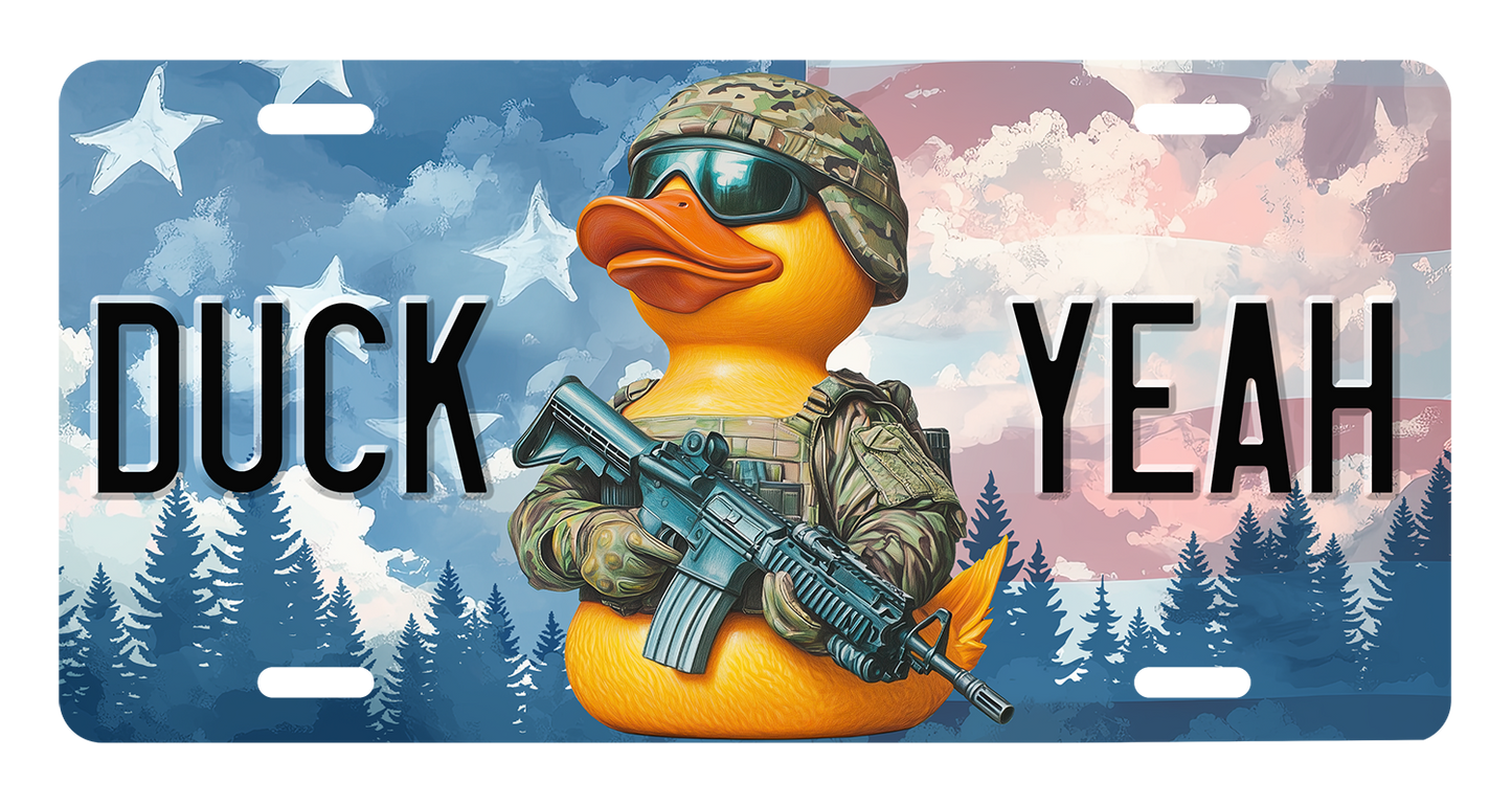 Army License Plate