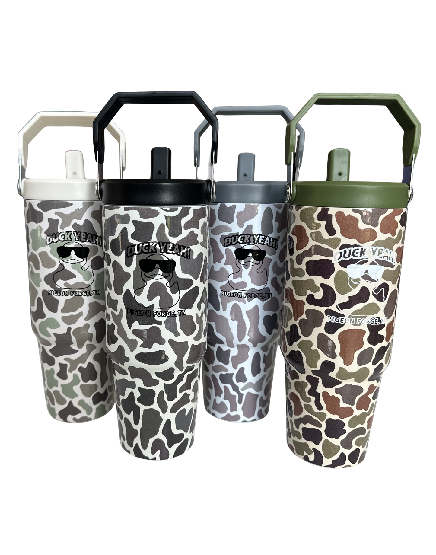 30oz Camo Top Handle Tumbler