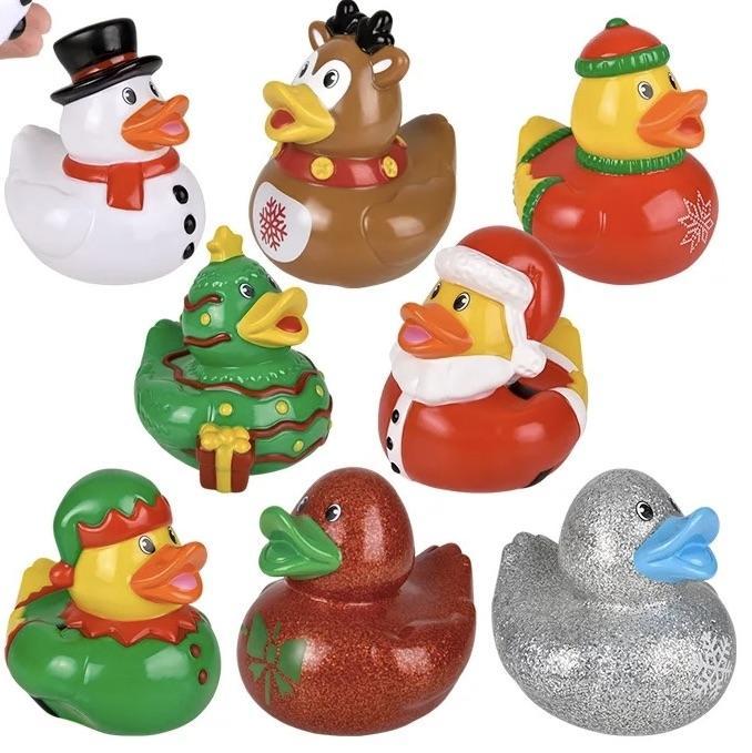 6" Big Christmas Duck Mix
