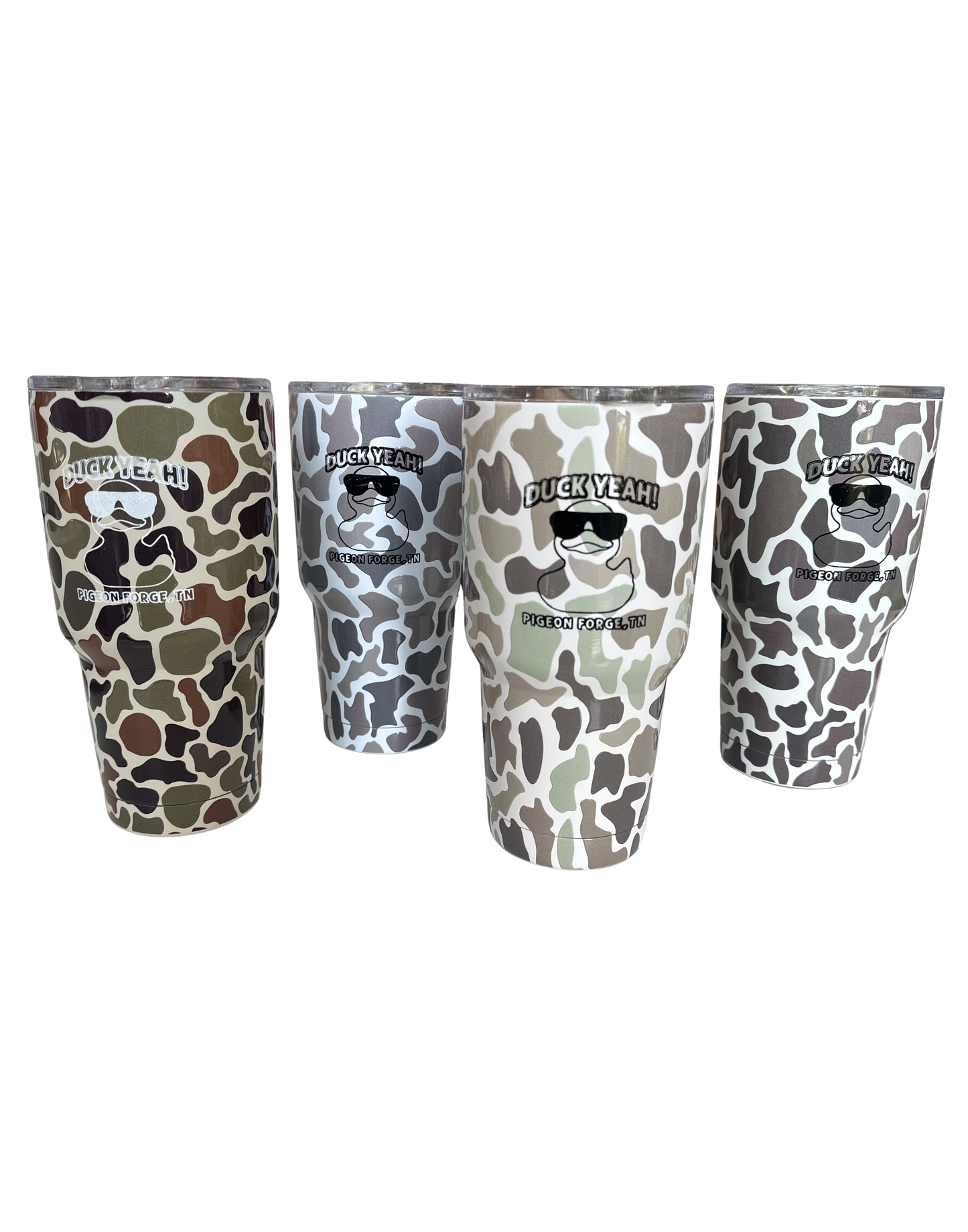 30oz Camo No Handle Duck Yeah Tumbler