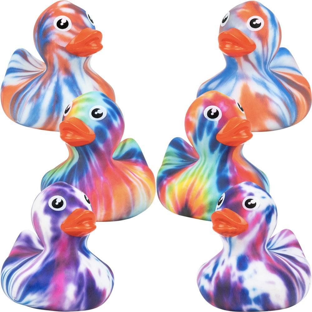 2" Tie Dye Duck