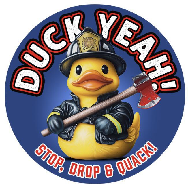 Duck Yeah Stickers