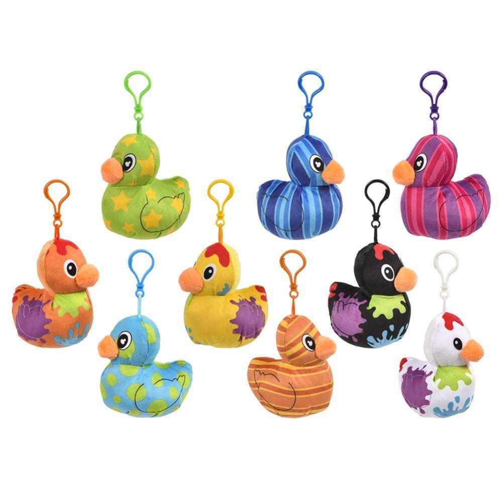4" Plush Clip On Keychains
