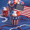 1.5" Mini Red and Blue Stars