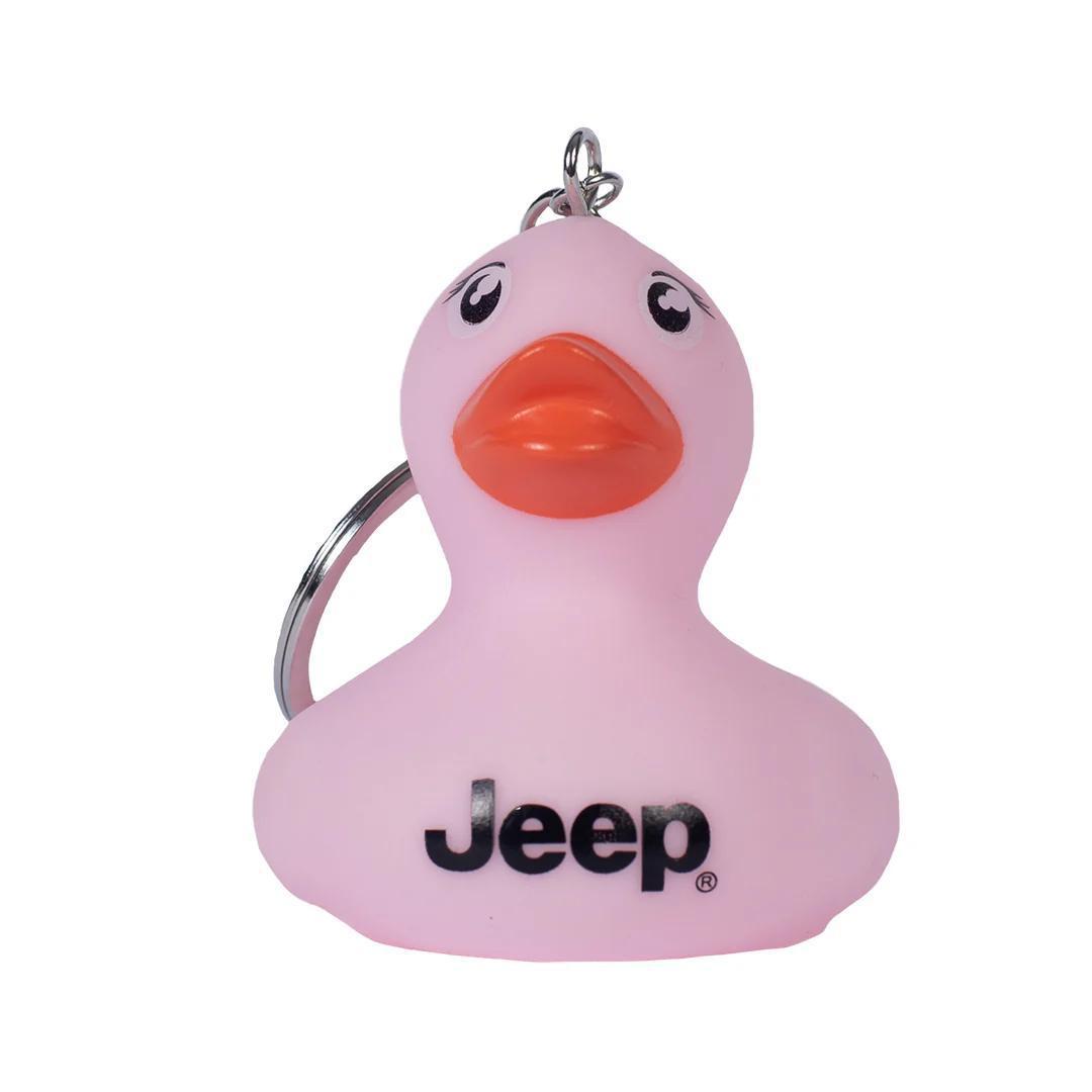 9329: Pink Duck Jeep Keychain