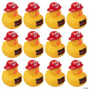 2" Thin Red Line Rubber Duck