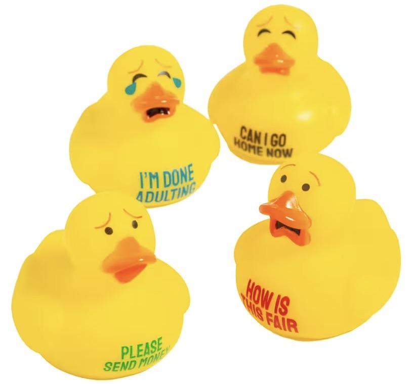 2” Dumpster Fire Rubber Ducks