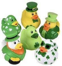 3.5" St. Patrick's Day Rubber Duck
