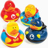 2" SuperHero Rubber Duck
