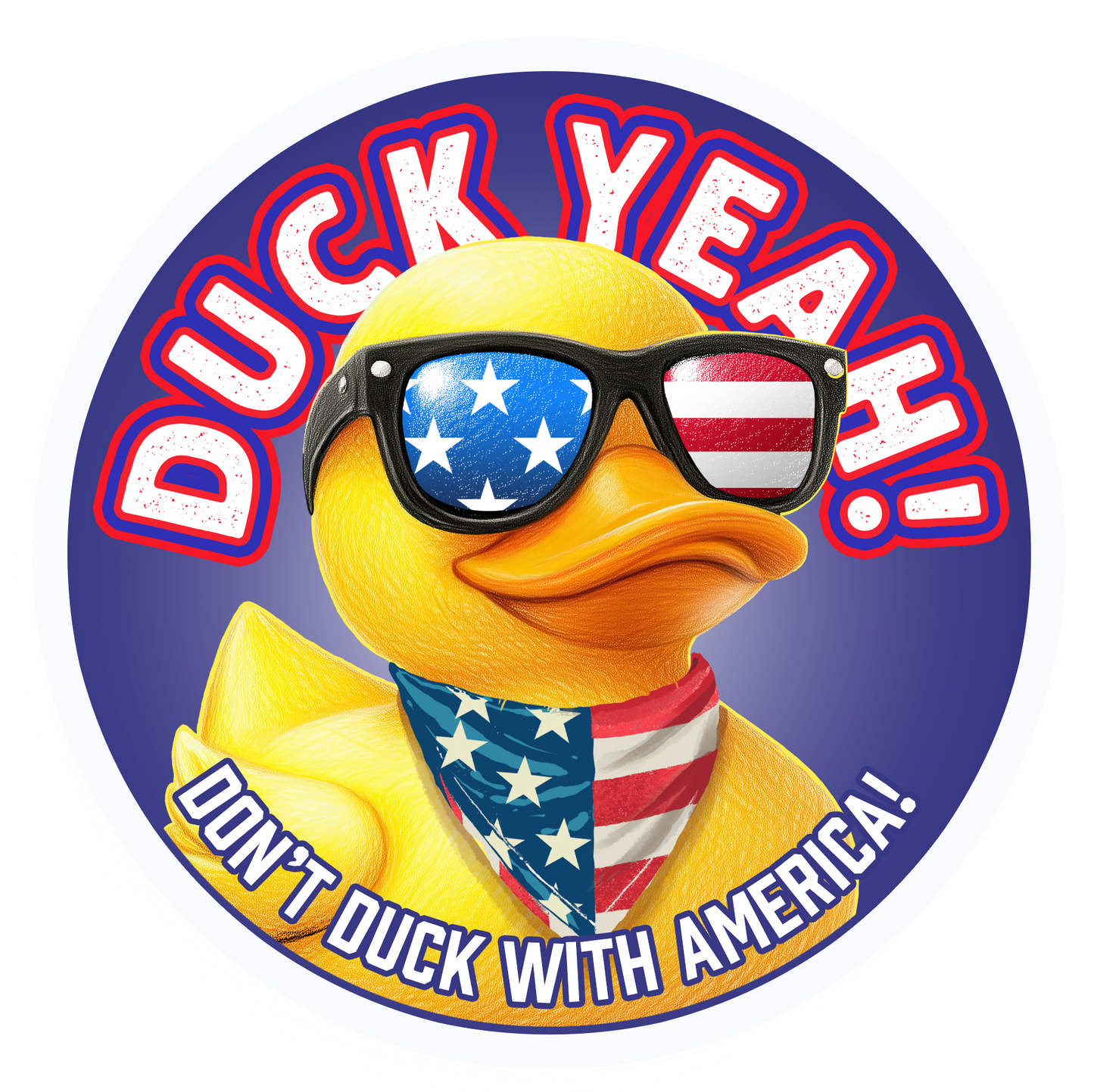 Duck Yeah Stickers