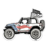7243: Jeep USA Legend Sticker