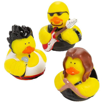 2" Rock Star Rubber Ducks