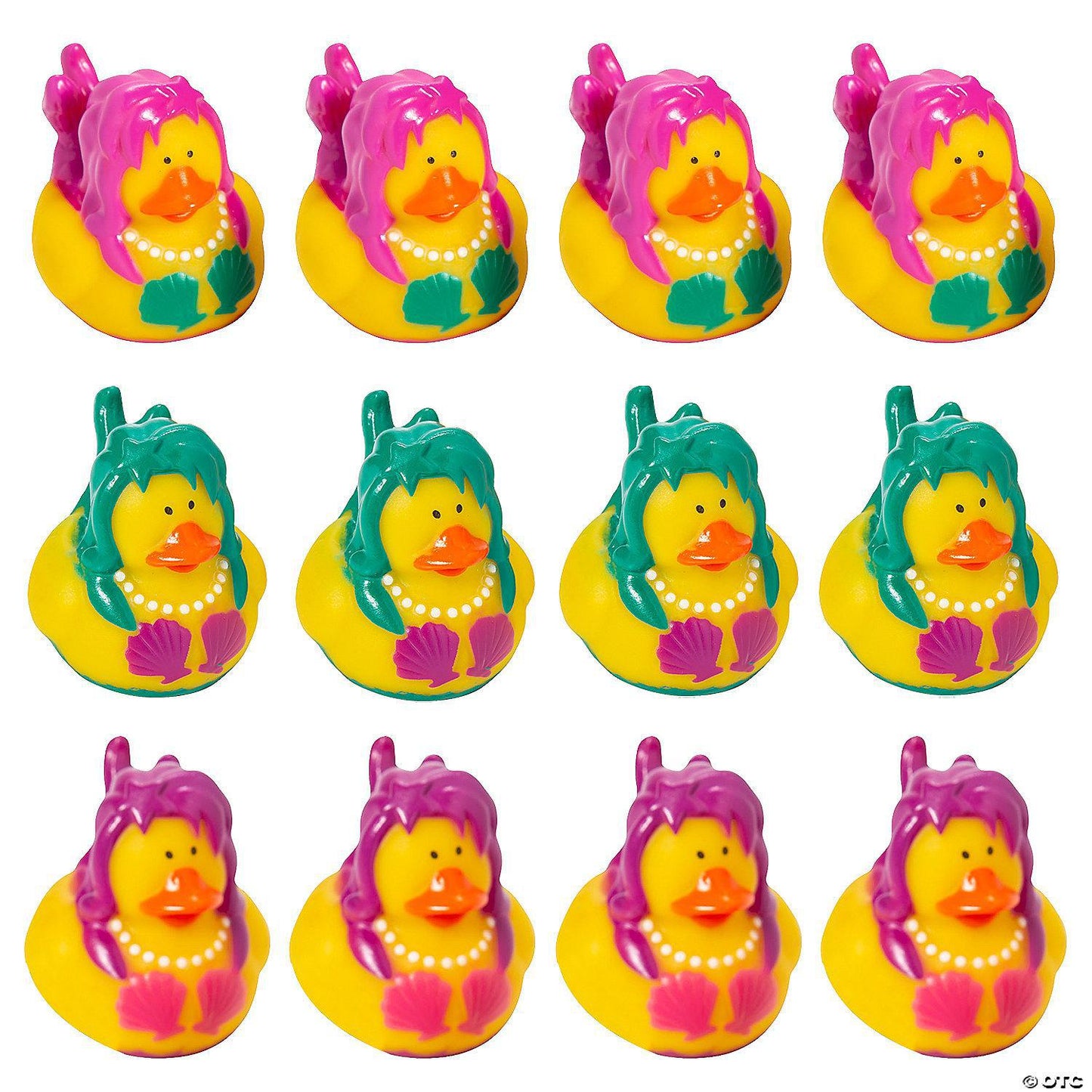 2" Mermaid Rubber Ducks