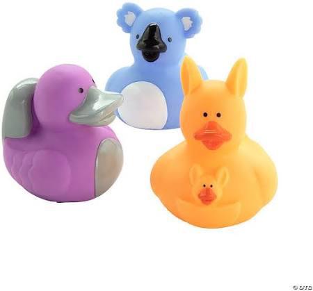 2" Australian Animal Rubber Duck