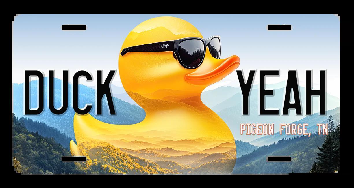 Duckscape License Plate