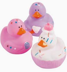 2" Sweet Treats Rubber Ducks