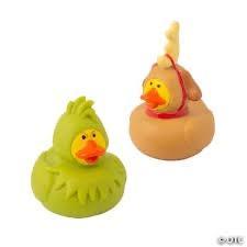 2" Grinch and Max Christmas Rubber Duck