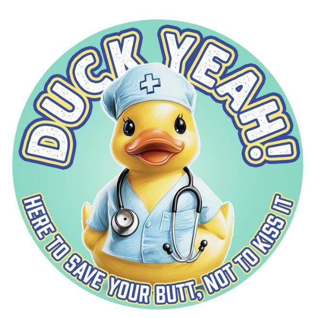 Duck Yeah Stickers