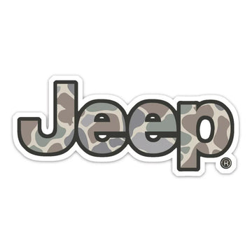 7246: Jeep Camo Sticker