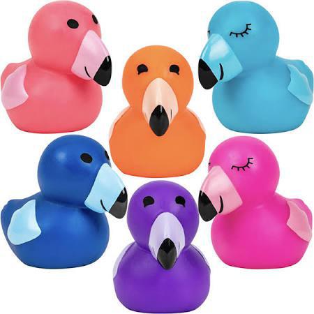 2.5" Flamingo Rubber Duck