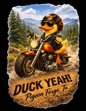 Motorcycle Duck Tee