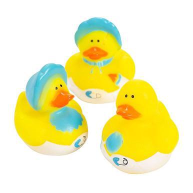 1.5" Mini Baby Boy Shower Rubber Duck