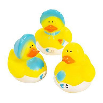 1.5" Mini Baby Boy Shower Rubber Duck