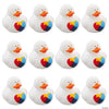 2" Autism Awareness Rubber Duck
