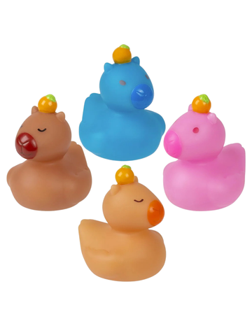 2" Capybara Rubber Duck