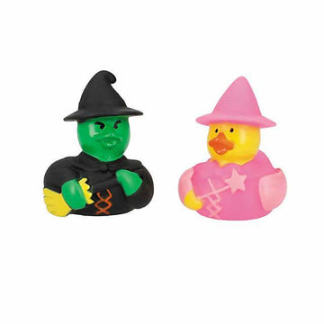 2" Pink & Green Witches