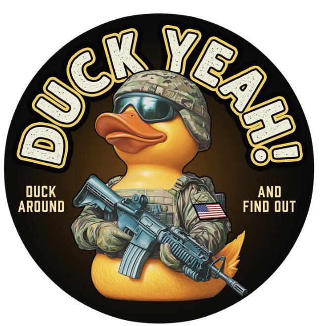 Duck Yeah Stickers