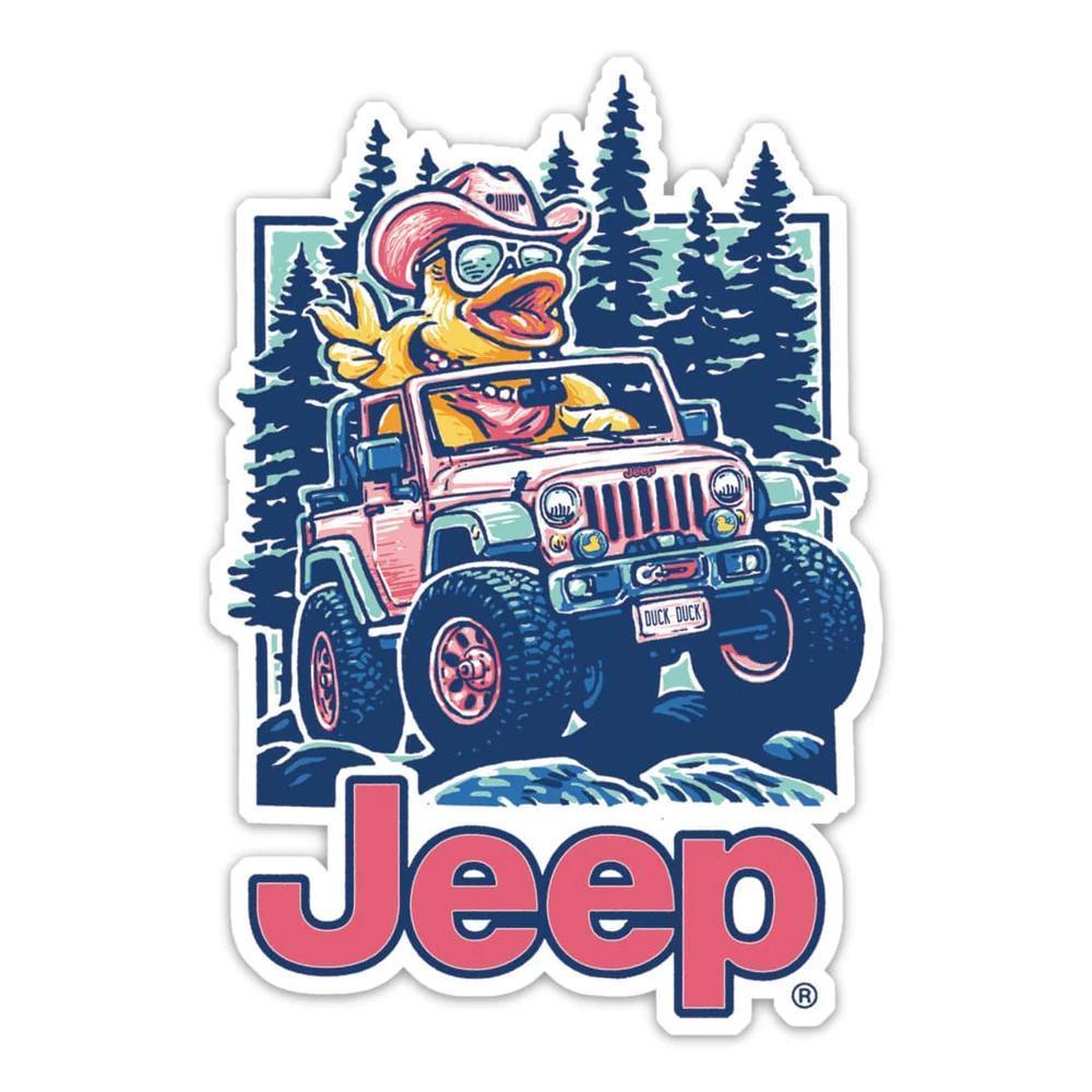 7242: Jeep Western Duck Sticker