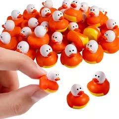 Micro Candy Corn Rubber Duck