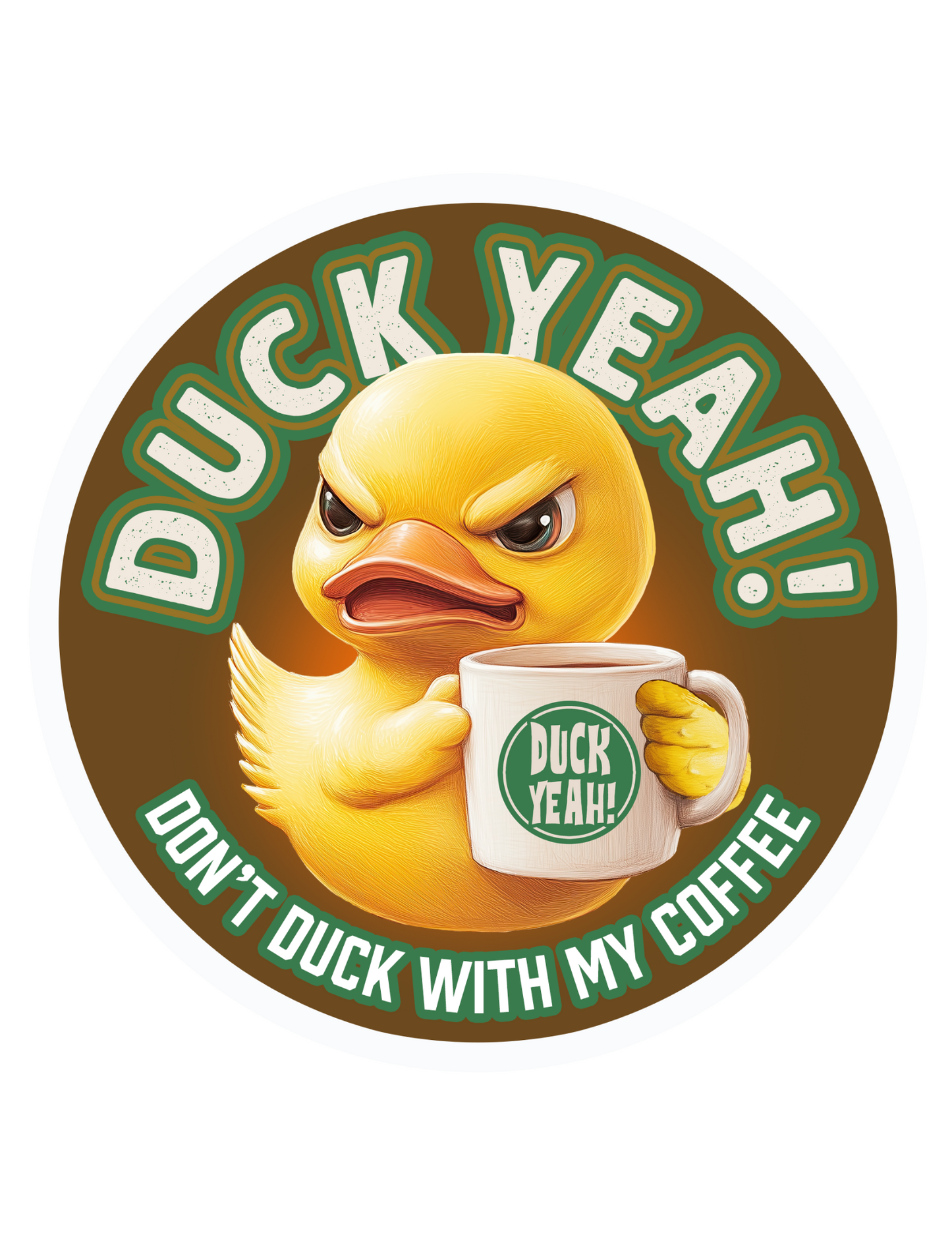 Duck Yeah Stickers