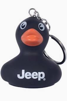 9328: Black Duck Jeep Keychain