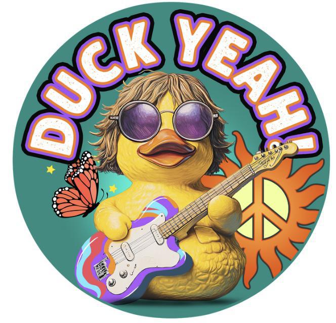 Duck Yeah Stickers