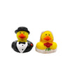2" Bride And Groom Rubber Duck