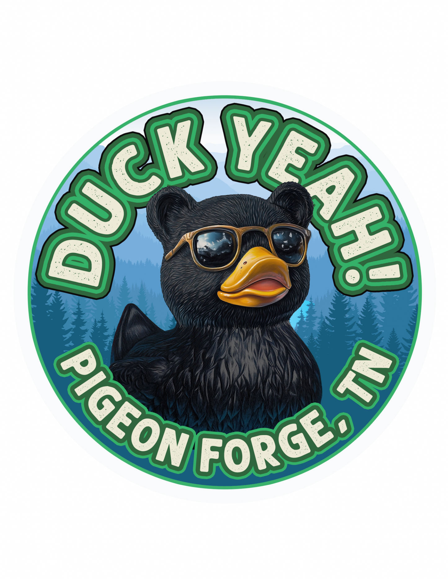 Duck Yeah Stickers