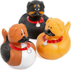 2" Dog Rubber Duck