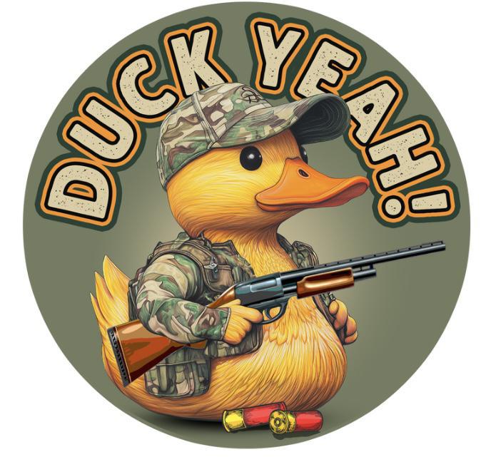 Duck Yeah Stickers